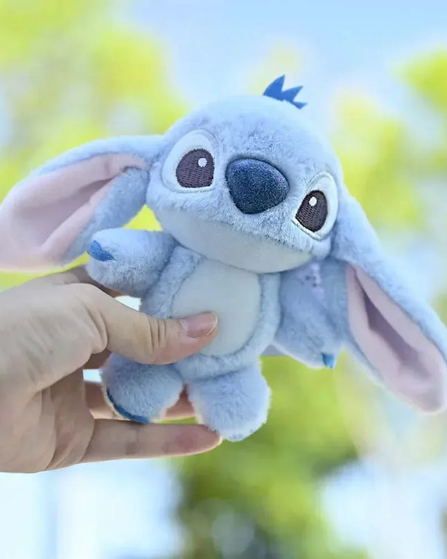 Cartoon Stitch Plush Keychain Soft Toy Cute Stuffed Animal Pendant Gift for Girls  Angel Doll Bag Charm Kids Birthday Present