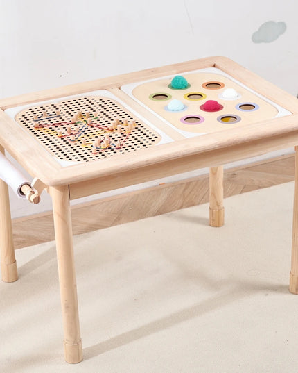 Montessori Sensory Tray Board Game,Early Educational Toys for Children Fine Motor skill Training Toys Sort Sensory Baby Toy Gift