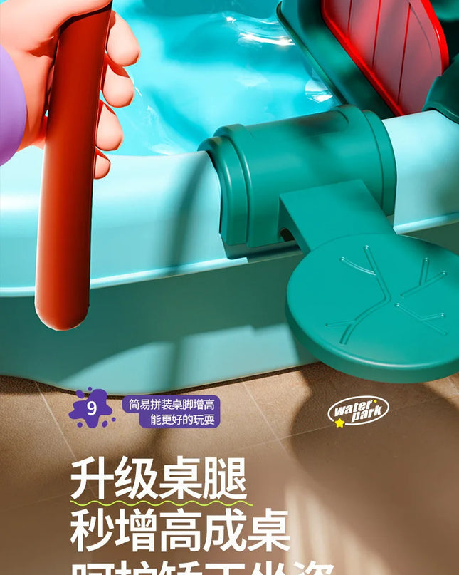 Children's kitchen toys electric fun water play water wash basin fishing dishwashing home role-playing baby early education toy