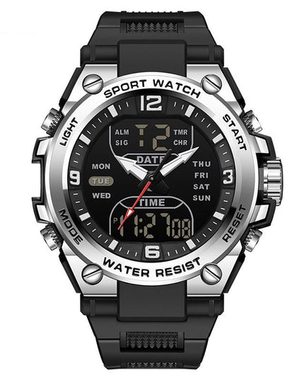 Fashionable and trendy men's sports and leisure watches, multifunctional electronic watches for teenagers and students