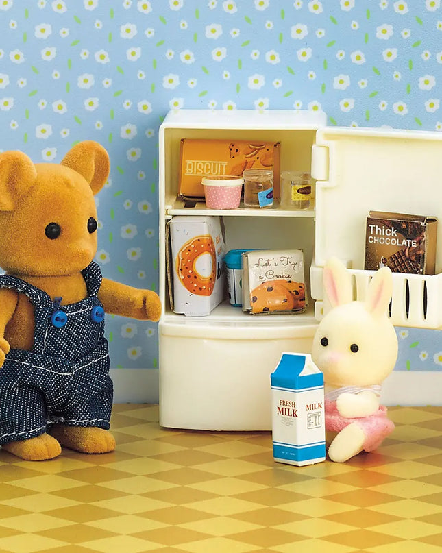 Toys Doll 1:12 Forest Family Montessori Kitchen Compatible Miniature Dollhouse Kitchen Accessories Furniture Pretend Play Gifts