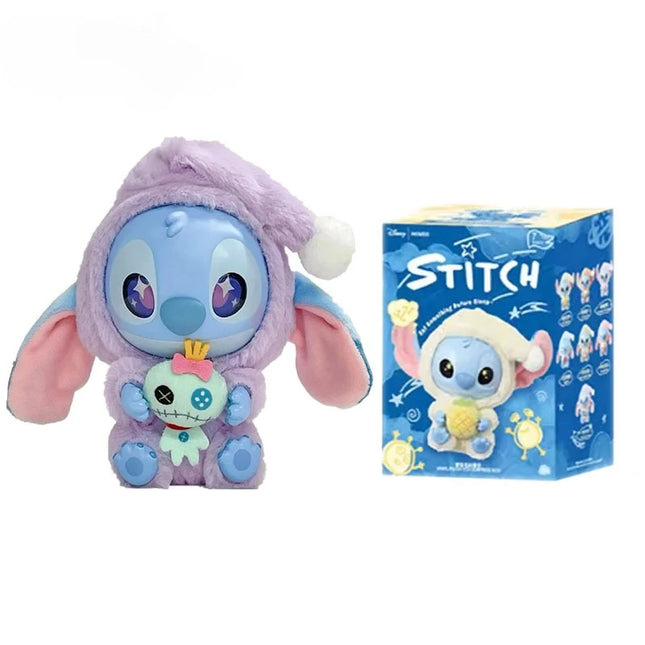 NEW Stitch Eat Something Before Sleep Series Blind Box Plush Dolls Pendant Cute Doll Ornament Mystery Box Surprise Toys Gifts