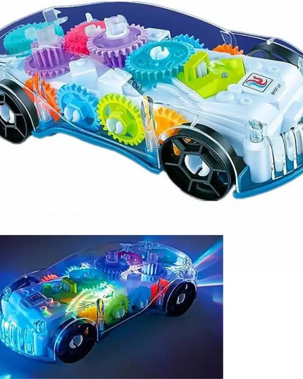Baby toys Toddler Police Car Electric Vehicle Toy Auto Driving Transparent Gears Music Lights Cars Toys for Kids Boys