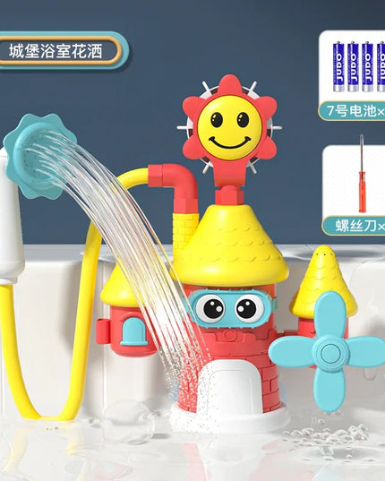 Baby Children's bath toys Water play toys Boys Girls bathing fun Electric water play artifact  Fun shower toy