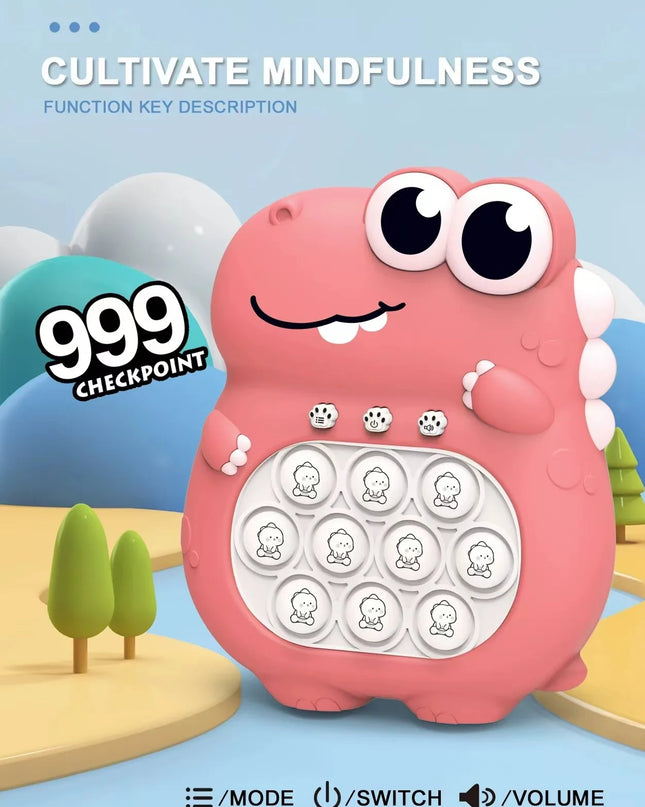 Upgraded Electronic Pop Light Fidget Toy for Children and Adults, Quick Push Game, Stress Relief, Sensory Toy, Gift