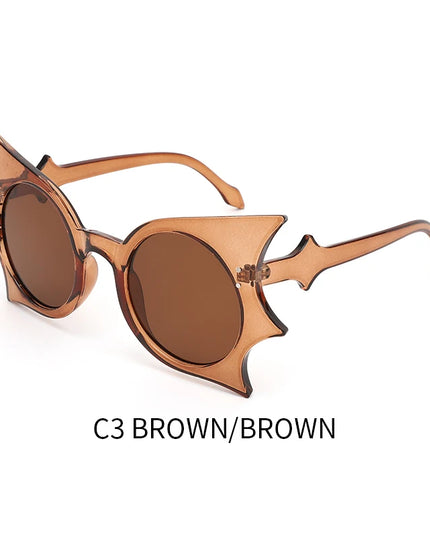 1pc Bat Hip Hop Funny Sunglasses Butterfly Sunglasses Concave Sunglasses Personalized Versatile Sunglasses