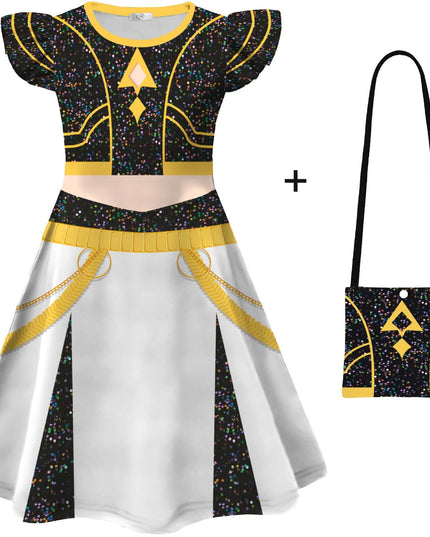 Kids K-Pop Demon Hunters Zoey Rumi Mira Costume Fancy Dress Cosplay Huntrix Idol Movie Cosplay for Girls Kids Halloween Carnival