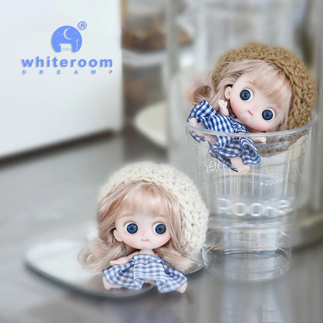 Small Dolls Mini Toys For Girls Gift Present House Accessories DIY Doll Furniture Set Bathroom Kitchen Living Room Bakery