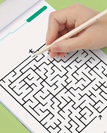 Montessori Maze Game Book, Concentration Training Maze Game, Early Development Toys Book