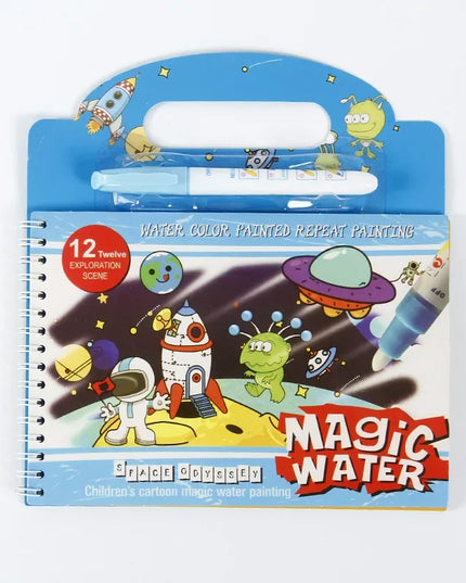 Magic Water Drawing Book - Reusable Montessori Toddler Toy, Mess-Free Painting for Early Education