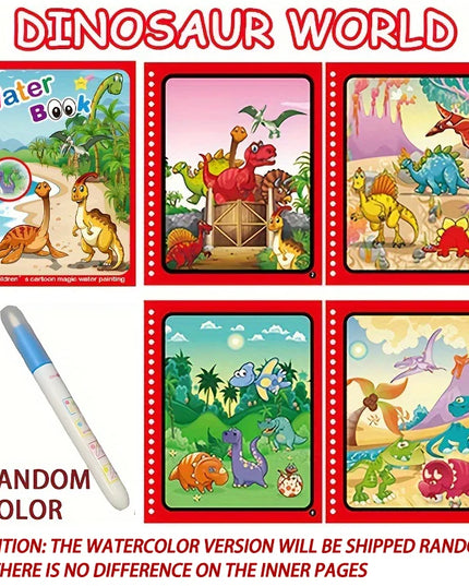 Magical Book Water Drawing Montessori Toys Reusable Coloring Book Magic Water Drawing Book Sensory Early Education for Children