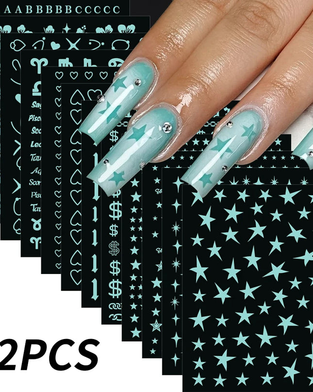 12sheet Cartoon Stitch Angel Nail Stickers Set Multiple Action Kawaii Stitch Nail Art Decals Adhesive Kids Manicure Decorations