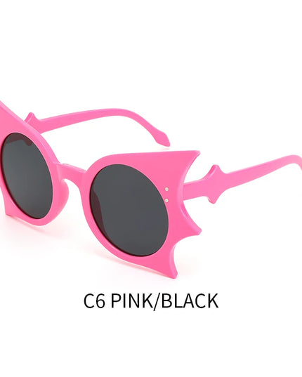 1pc Bat Hip Hop Funny Sunglasses Butterfly Sunglasses Concave Sunglasses Personalized Versatile Sunglasses