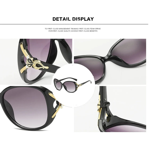 Sunglasses Women UV Blocking Textured Sunglasses Gradient Black Outdoor Sunglasses Oculos Sol Feminino