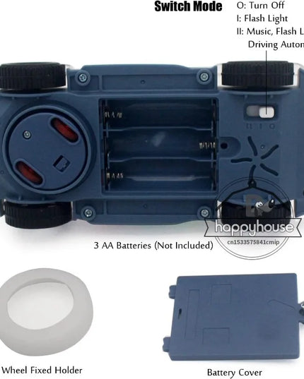 Baby toys Toddler Police Car Electric Vehicle Toy Auto Driving Transparent Gears Music Lights Cars Toys for Kids Boys