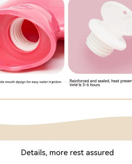 Stitch Angel Lotso peluche a mano bottiglia calda bottiglie di acqua calda inverno portatile borsa a mano calda