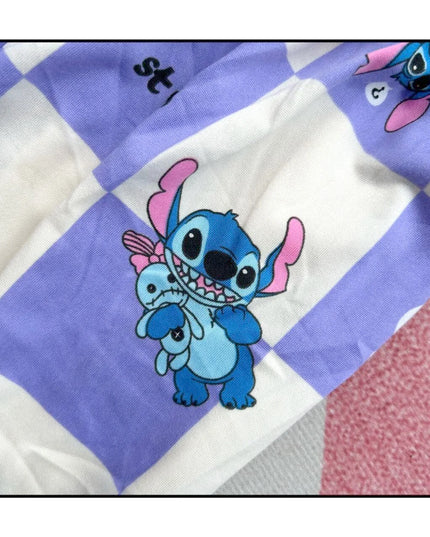 New Spring Children's Clothing Sets Stitch Angel Boy Sleepwear Long sleeved pants Clothes Kids Pajamas Set Baby Girls Pyjamas