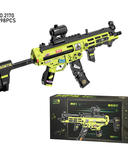 Cool Toy Guns Building Blocks Models Gun Military Weapon Simulated Shooting Plastic Mini Bricks Assembly Toys Boys Gifts