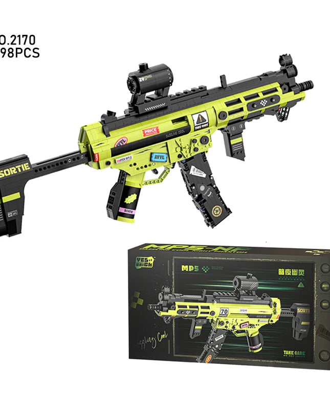 Cool Toy Guns Building Blocks Models Gun Military Weapon Simulated Shooting Plastic Mini Bricks Assembly Toys Boys Gifts