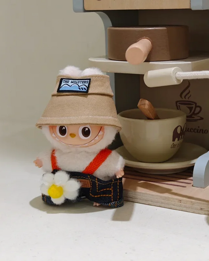 For Labubu 4.0 The Monsters Pin for Love Series Spring in the Wild Dinosaur Plush Set For Labubu V4 Doll Accessories