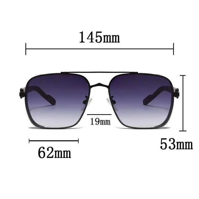 2023 Sunglasses For Men Square Sunglasses Women Trendy Luxe Vintage Fashion Glasses Retro Steampunk Shades Gafas De Sol Hombre