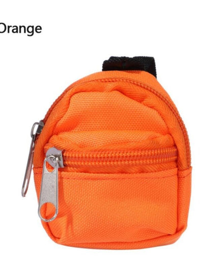 LABUBU Doll 30cm 1/6 BJD Doll Mini Bag Backpack, Mini Doll Bag Doll House Decoration, Toy Accessories for Gifts Halloween Christmas Gift