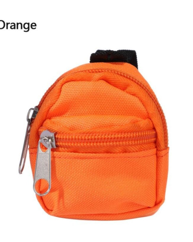 LABUBU Doll 30cm 1/6 BJD Doll Mini Bag Backpack, Mini Doll Bag Doll House Decoration, Toy Accessories for Gifts Halloween Christmas Gift