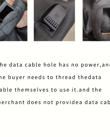 Men's Anti-theft Laptop Backpack, Travel Large Capacity Business Bag Shoulder Bag