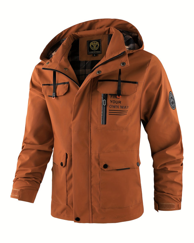 New Men's Fashion Casual Windbreaker Jacket, Spring Outdoor Thin Jacket