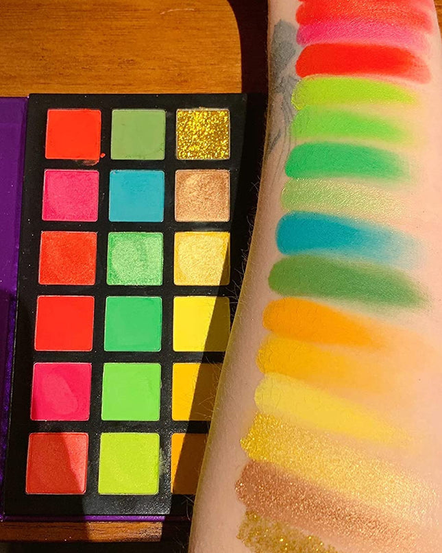 72 Color Eyeshadow Palette Color Board Shimmer Matte Nude Natural All In One, Carnival/Mardi Gras/Masquerade