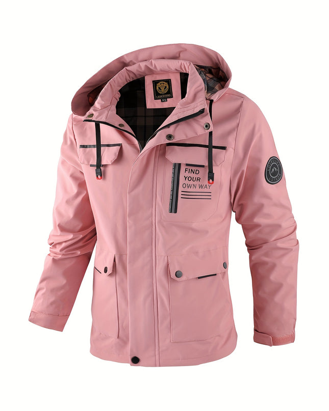 New Men's Fashion Casual Windbreaker Jacket, Spring Outdoor Thin Jacket