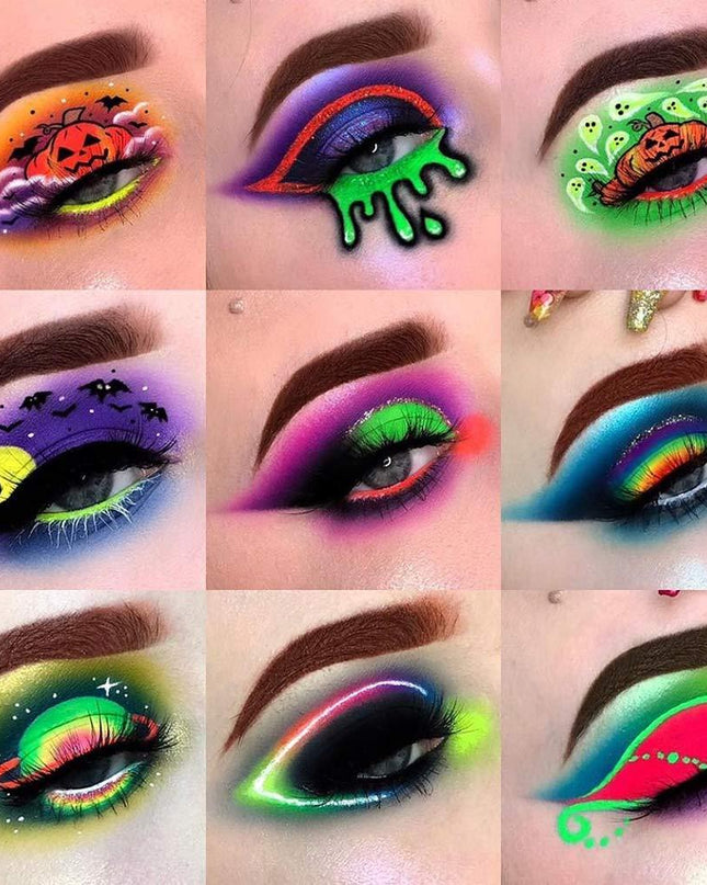 72 Color Eyeshadow Palette Color Board Shimmer Matte Nude Natural All In One, Carnival/Mardi Gras/Masquerade